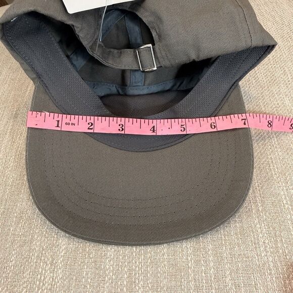 New Boco Gear Public Lands Hat Cap Gray 7 Panel Adjustable Strap 100% Cotton - Picture 11 of 12